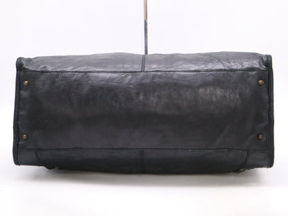BALENCIAGA 110506 Leather Handbag Black Handbag