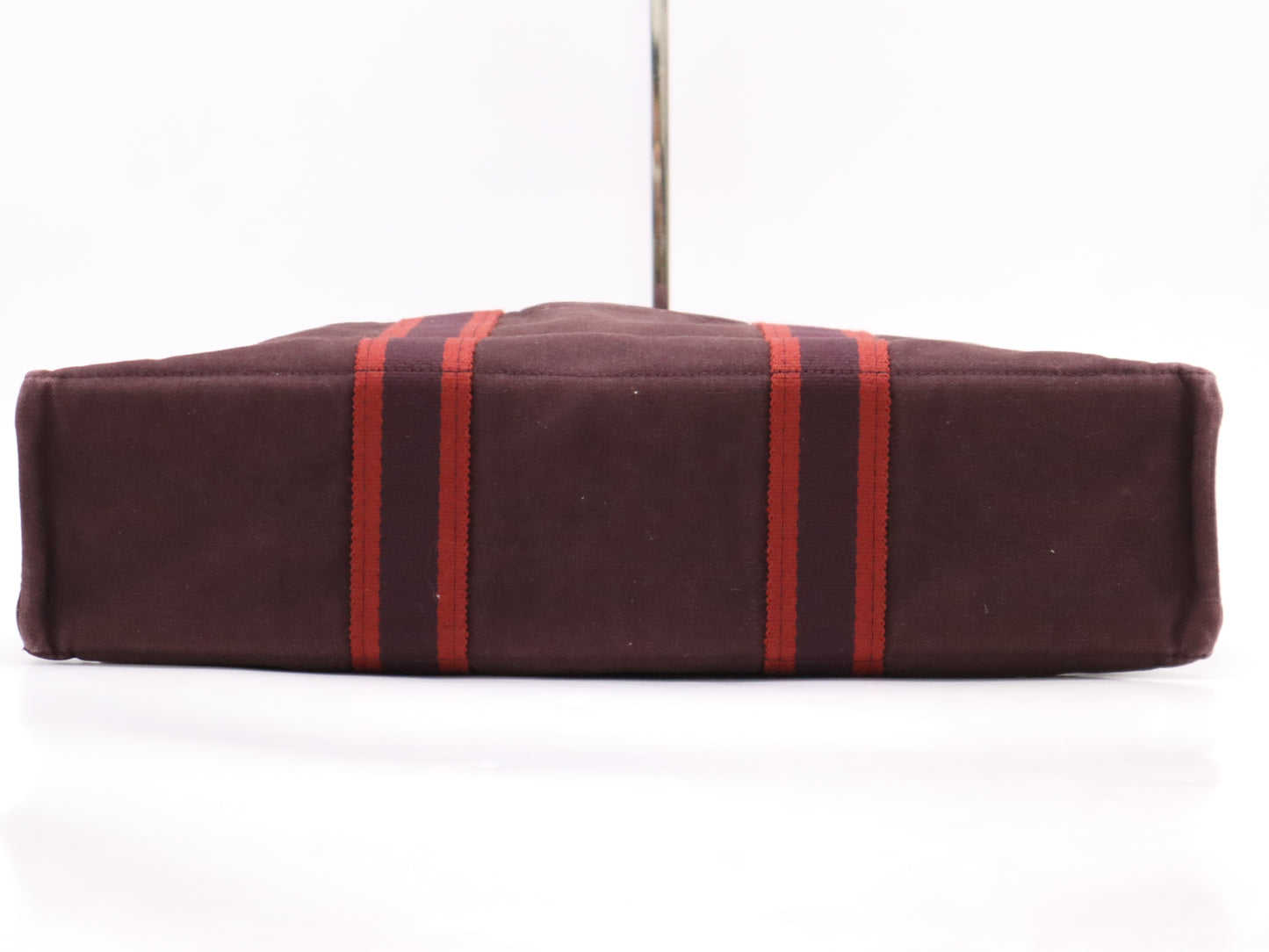 BALENCIAGA Canvas Foule Tote MM Bordeaux Handbag