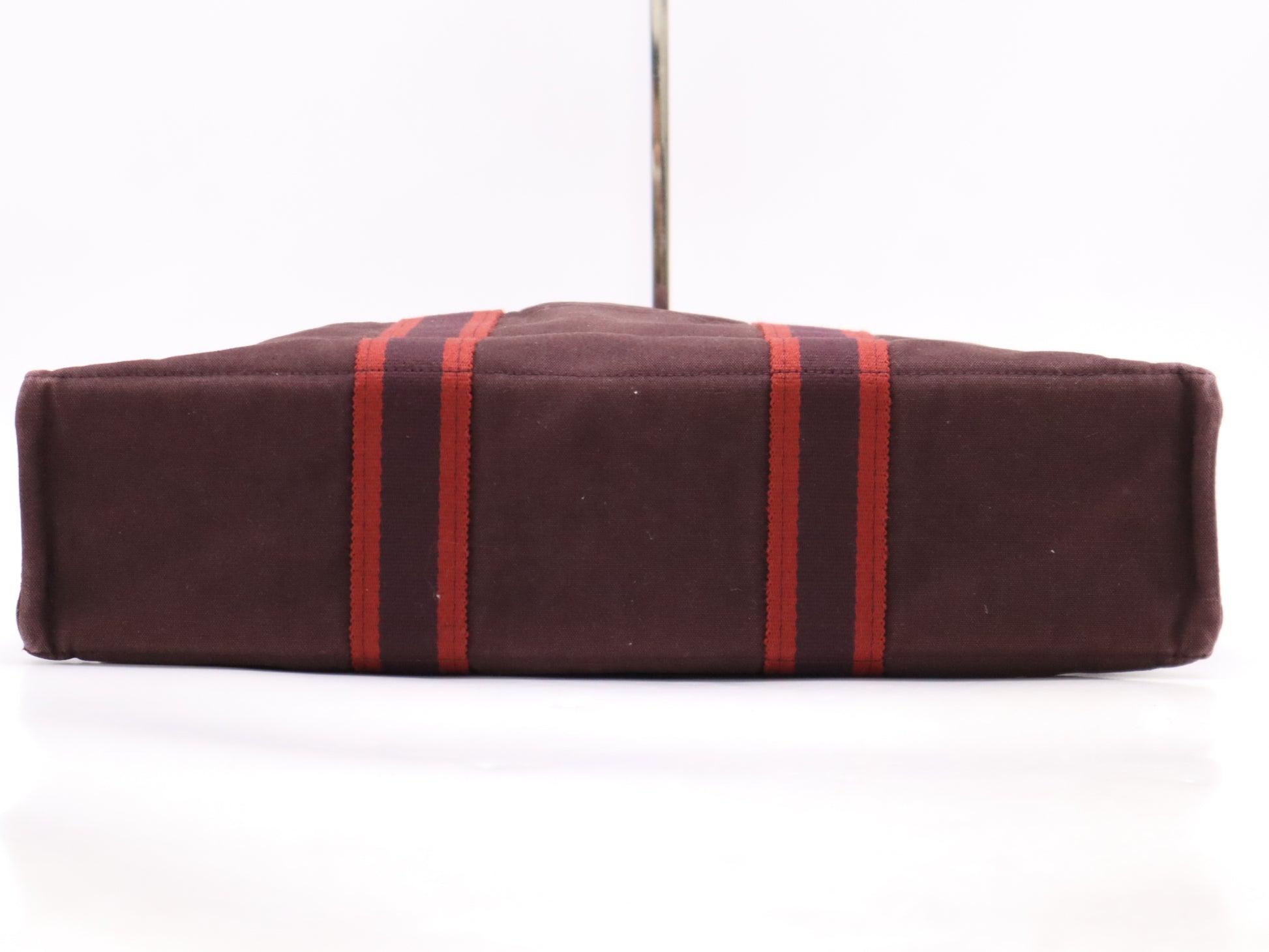 BALENCIAGA Canvas Foule Tote MM Bordeaux Handbag