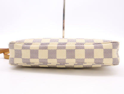 LOUIS VUITTON N51986 Azur Pochette Accessoires Pouch with Shoulder Strap