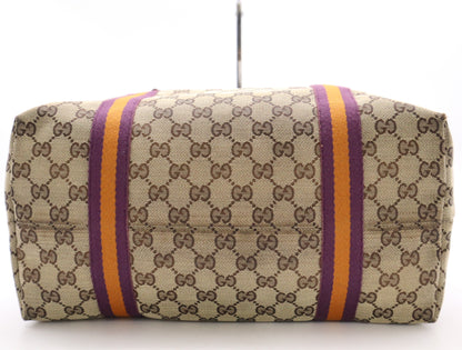 GUCCI 139260GG Canvas Sherry Line Shoulder Bag 486622 Tote Bag