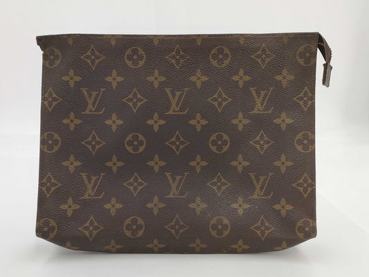 LOUIS VUITTON LOUIS VUITTON Monogram M51960 Monogram Poche Souffle Clutch Bag