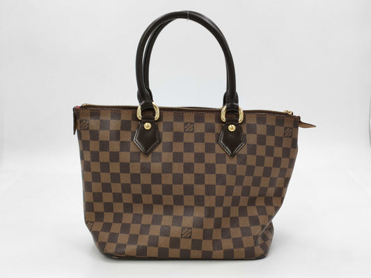 LOUIS VUITTON LOUIS VUITTON Damier N51183 Damier Saleya PM Handbag