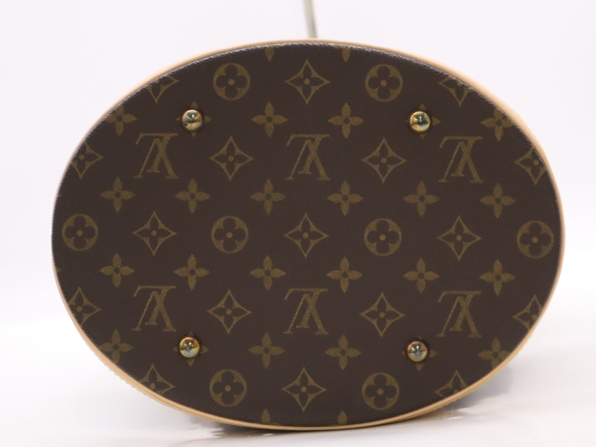 LOUIS VUITTON M42236 Monogram Bucket GM Tote Bag with Pouch