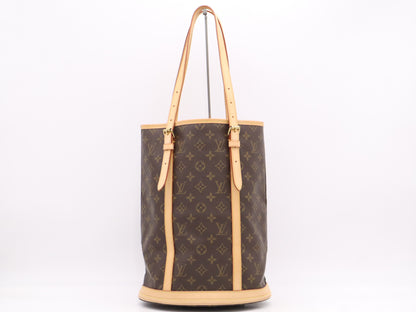 LOUIS VUITTON M42236 Monogram Bucket GM Tote Bag with Pouch