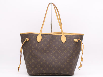 LOUIS VUITTON M40156 Monogram Neverfull MM Old-Style Tote Bag