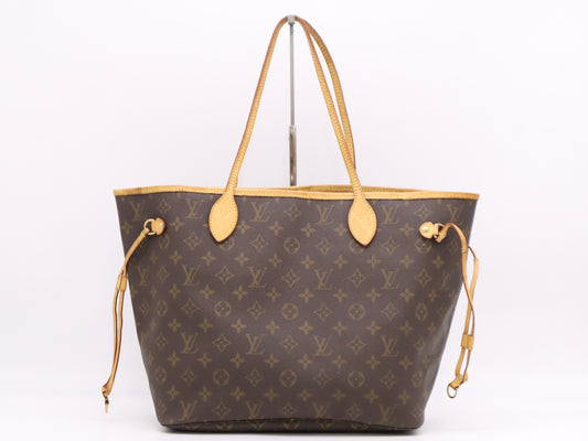 LOUIS VUITTON M40156 Monogram Neverfull MM Old-Style Tote Bag