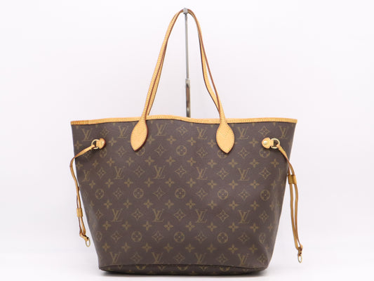 LOUIS VUITTON M40156 Monogram Neverfull MM Old-Style Tote Bag