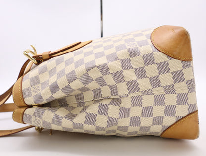 LOUIS VUITTON N51206 Azure Hampstead MM Tote Bag