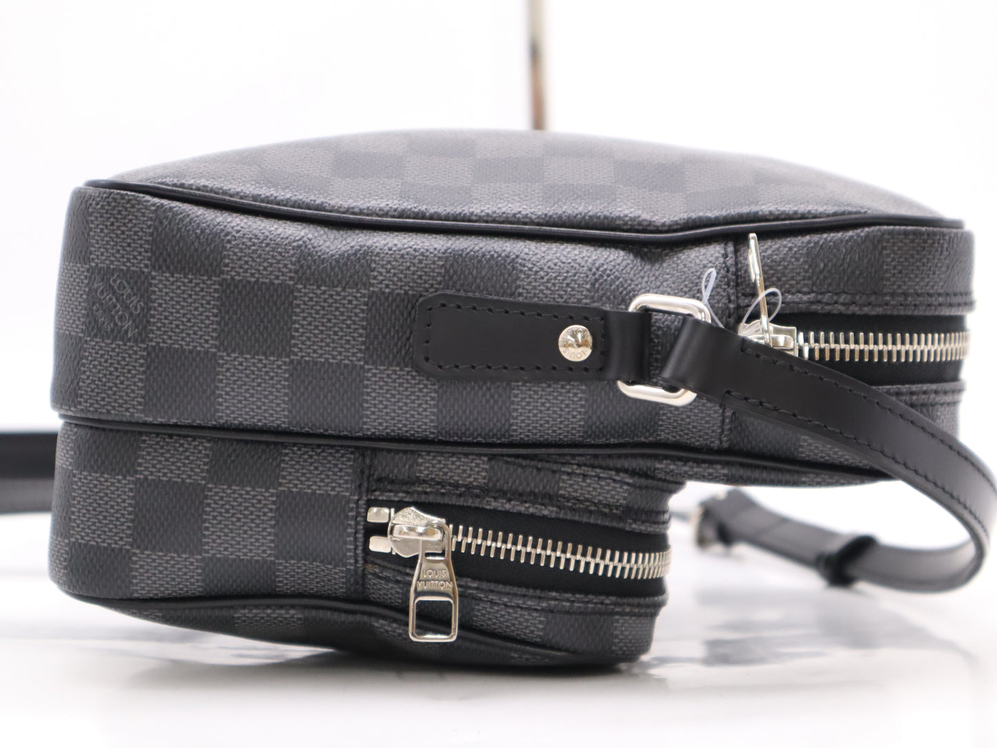 LOUIS VUITTON N41446 Graphite Lem Shoulder Bag with Dust Bag
