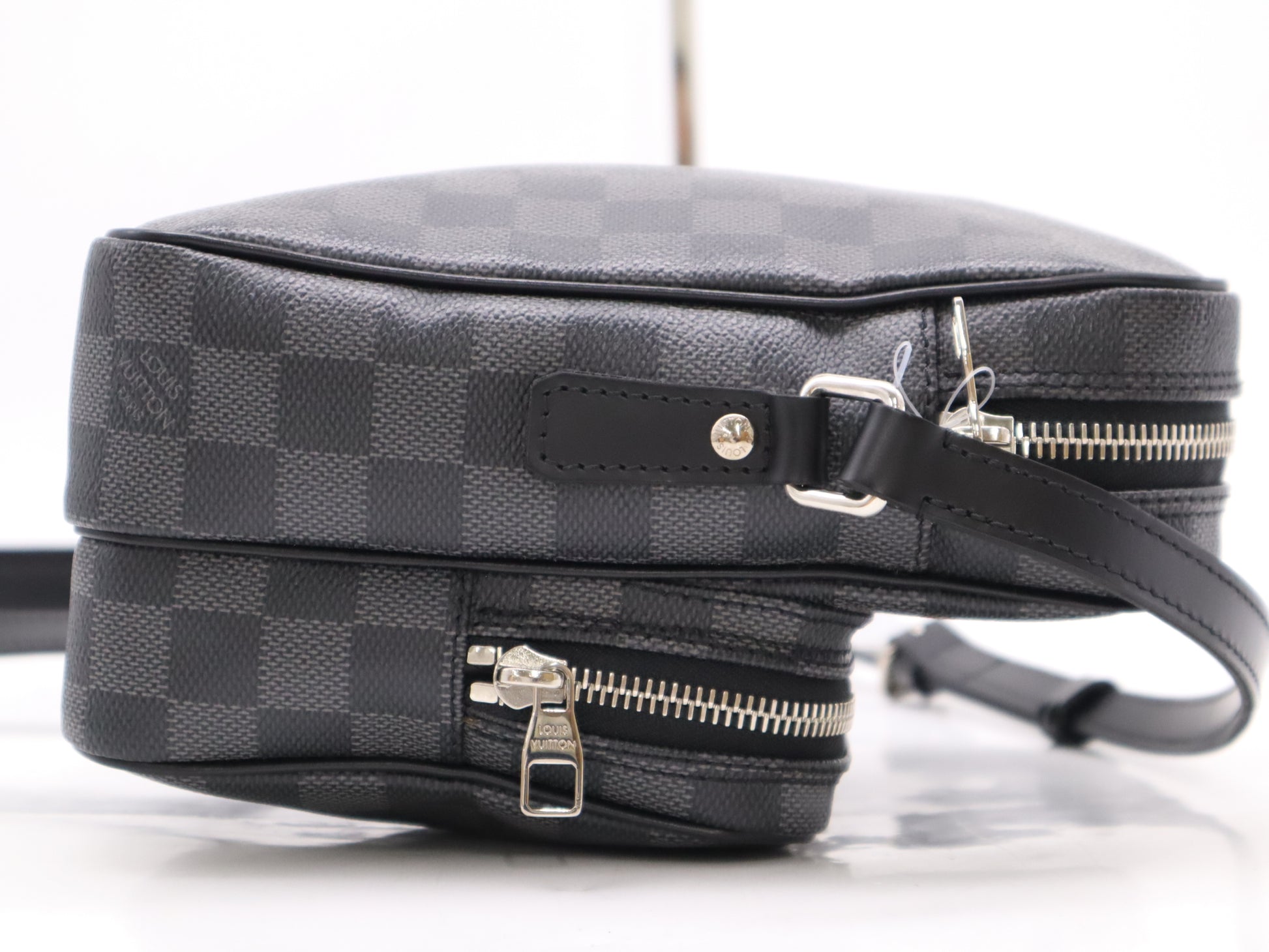 LOUIS VUITTON N41446 Graphite Lem Shoulder Bag with Dust Bag
