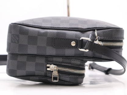 LOUIS VUITTON N41446 Graphite Lem Shoulder Bag with Dust Bag