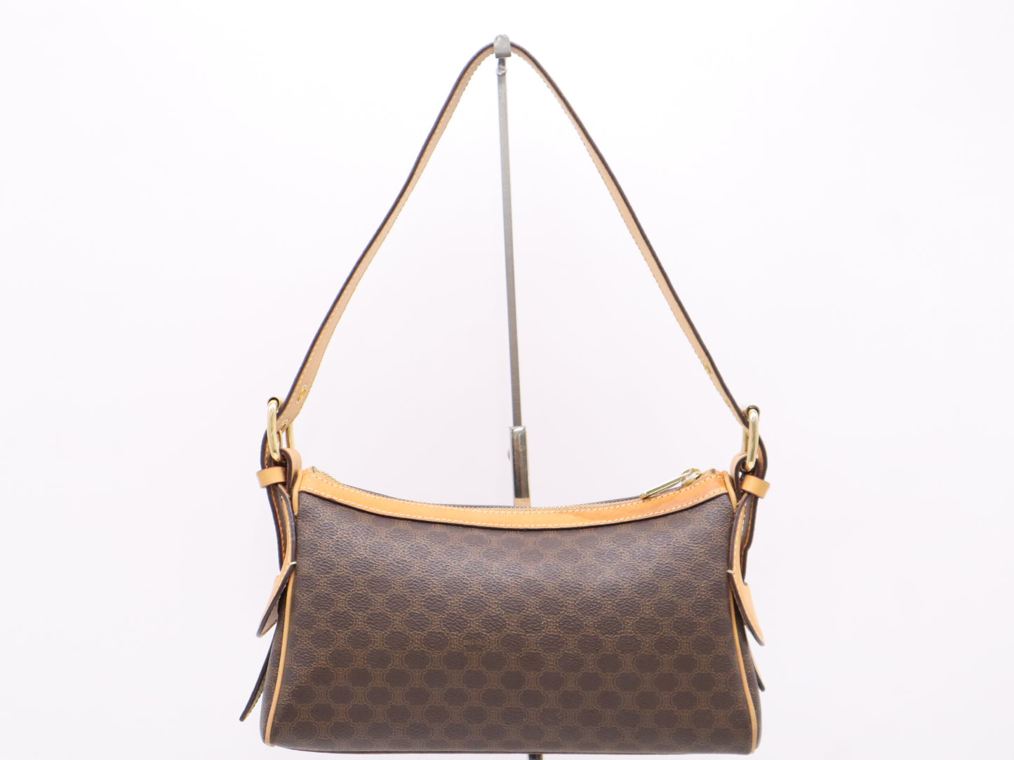 CELINE Macadam One Shoulder Bag Brown Shoulder Bag