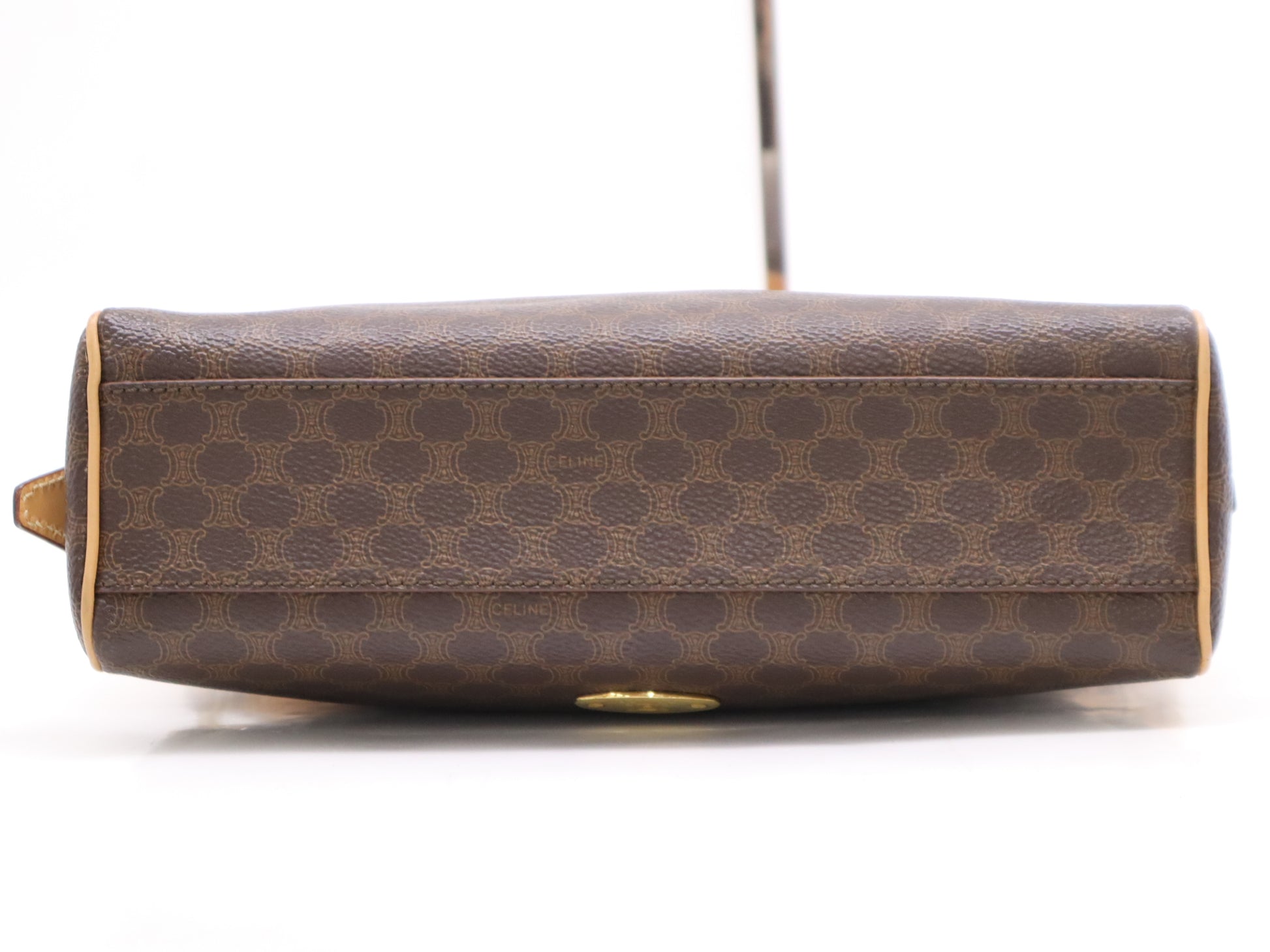 CELINE Macadam One Shoulder Bag Brown Shoulder Bag