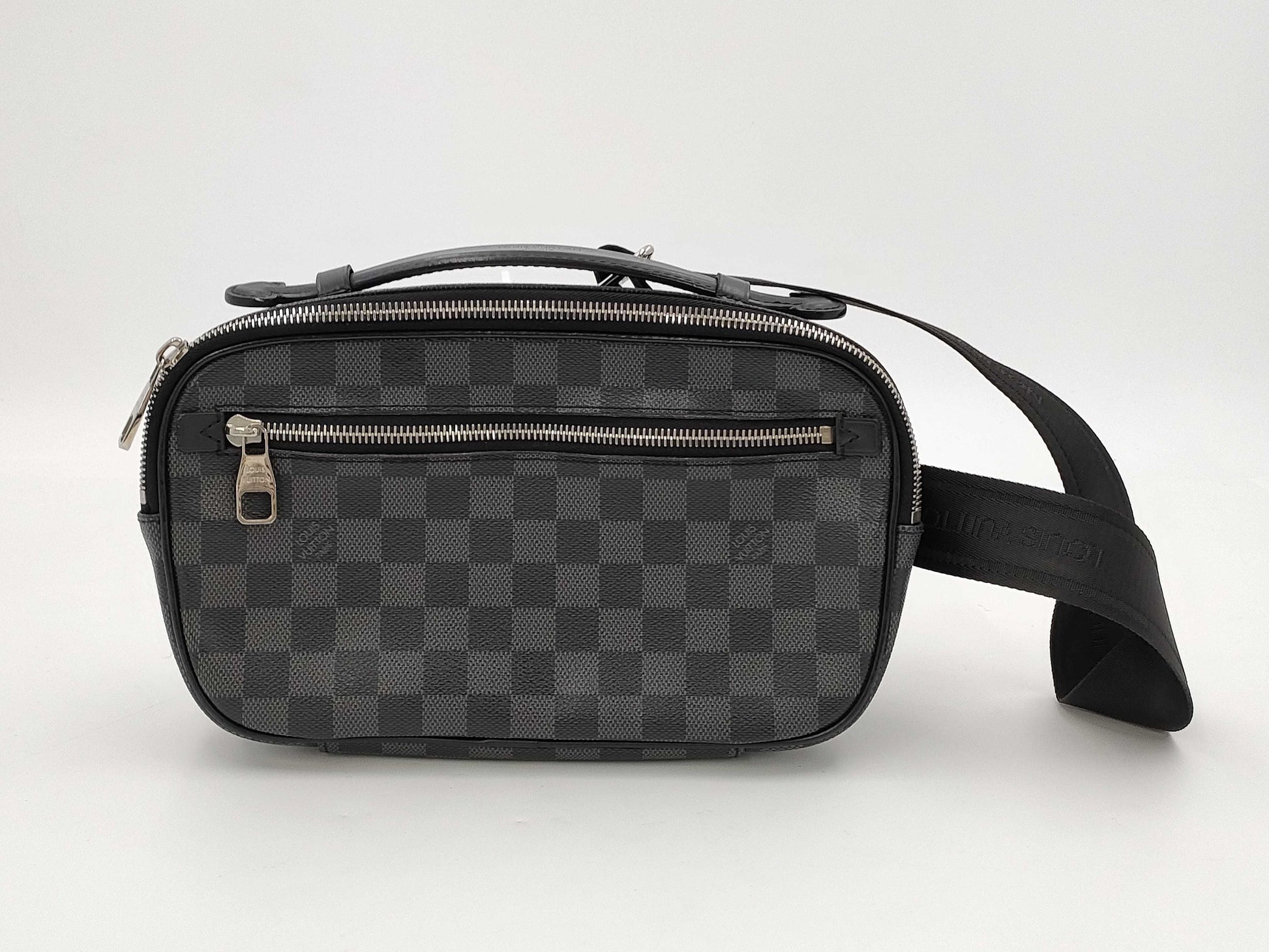LOUIS VUITTON Damier Graphite N41289 Graphite Umbrella Waist Bag