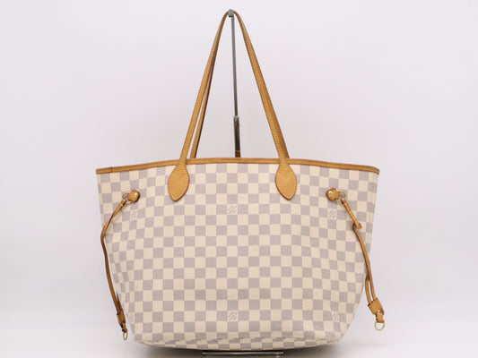 LOUIS VUITTON N41361 Azure Neverfull MM Tote Bag