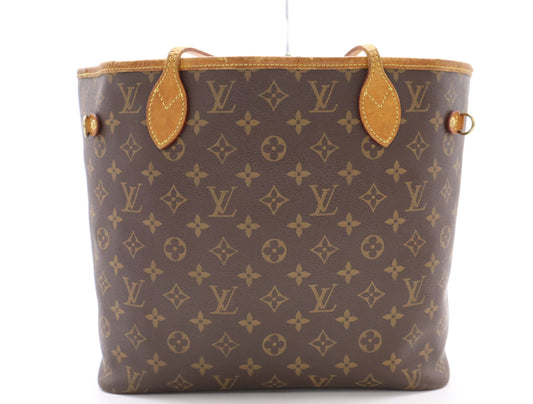 LOUIS VUITTON M41177 Monogram Neverfull MM Cerise Tote Bag with Pouch