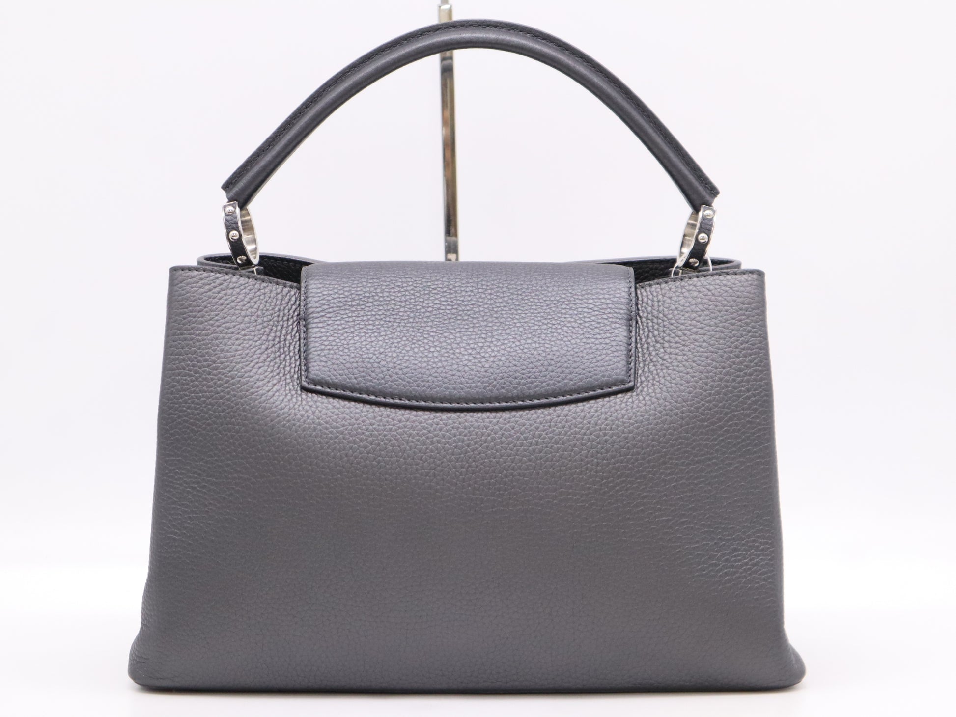 LOUIS VUITTON M24654 Taurillon Leather Capucines MM Parnassua Handbag with Dust Bag
