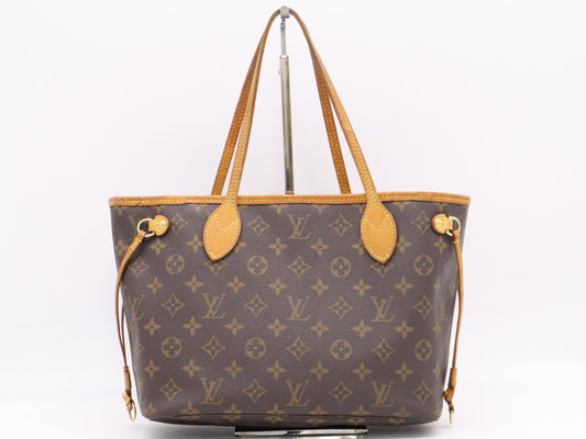 LOUIS VUITTON M41000 Monogram Neverfull PM Tote Bag