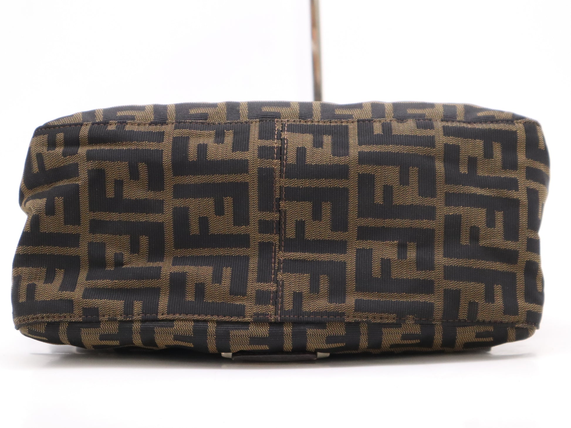 FENDI Zucca Mamma Bucket Brown Shoulder Bag