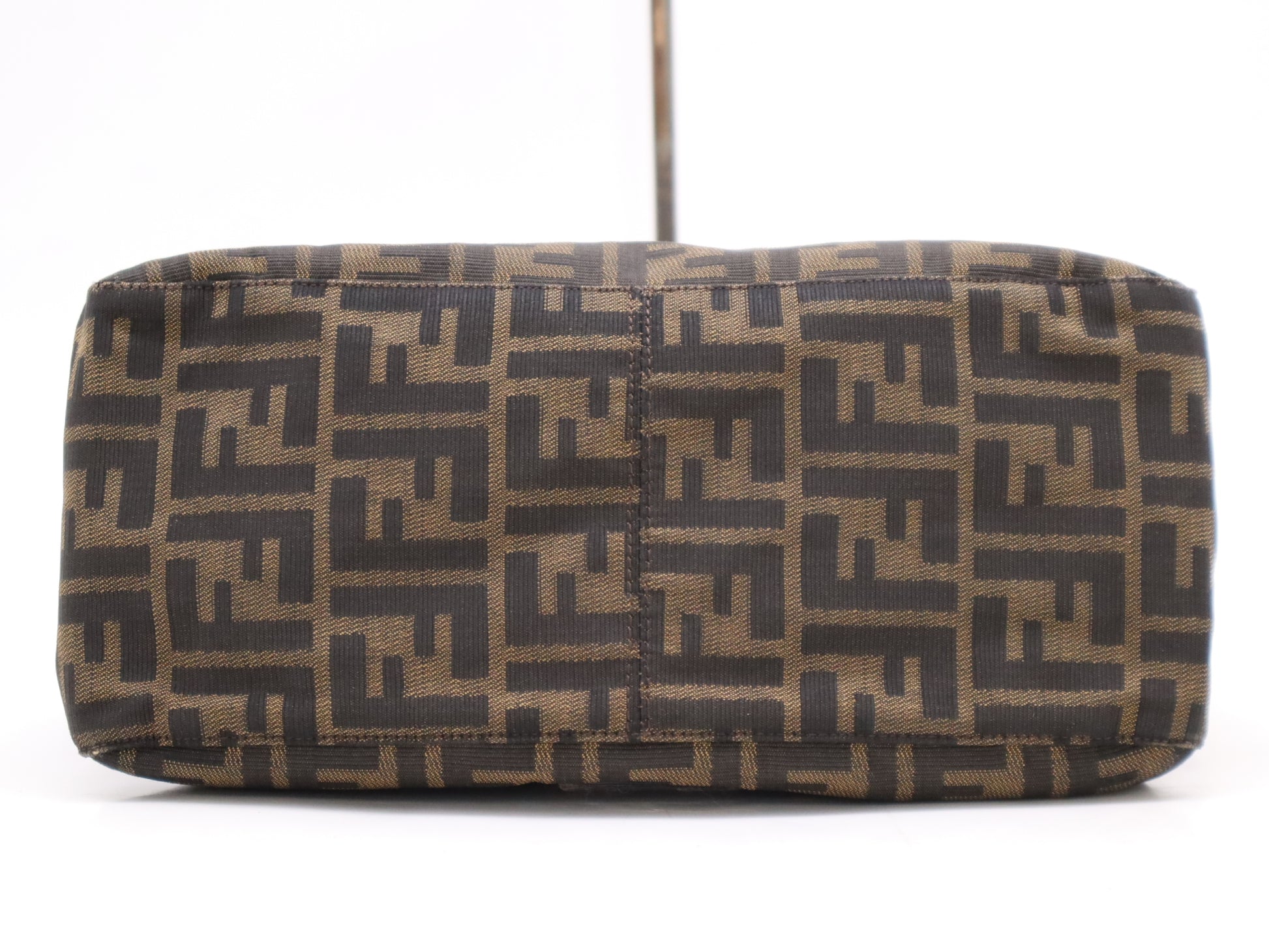 FENDI Zucca Mamma Bucket Brown Shoulder Bag