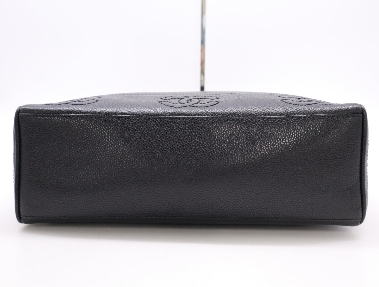 CHANEL Triple Coco Chain Shoulder Bag with GD Hardware and Black Seal, 4104611
