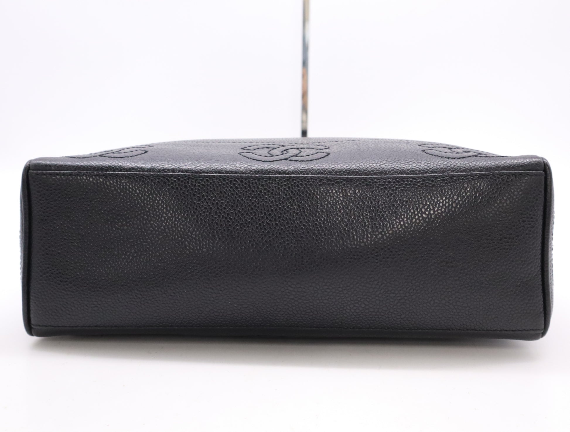 CHANEL Triple Coco Chain Shoulder Bag with GD Hardware and Black Seal, 4104611