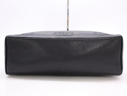 CHANEL Triple Coco Chain Shoulder Bag with GD Hardware and Black Seal, 4104611
