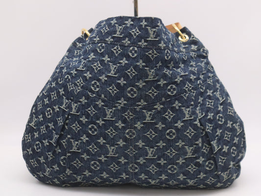 LOUIS VUITTON M40493 Daily GM Blue Jean Shoulder Bag with Dust Bag