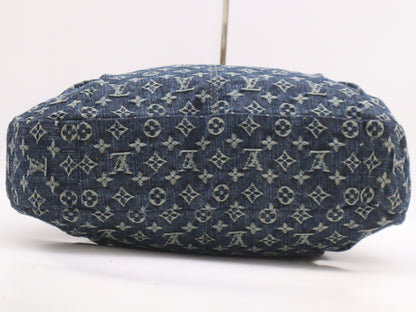 LOUIS VUITTON M40493 Daily GM Blue Jean Shoulder Bag with Dust Bag