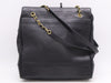 CHANEL Caviar Skin Triple Coco Chain Tote Bag, Black, GD Hardware, Seal, 3900478