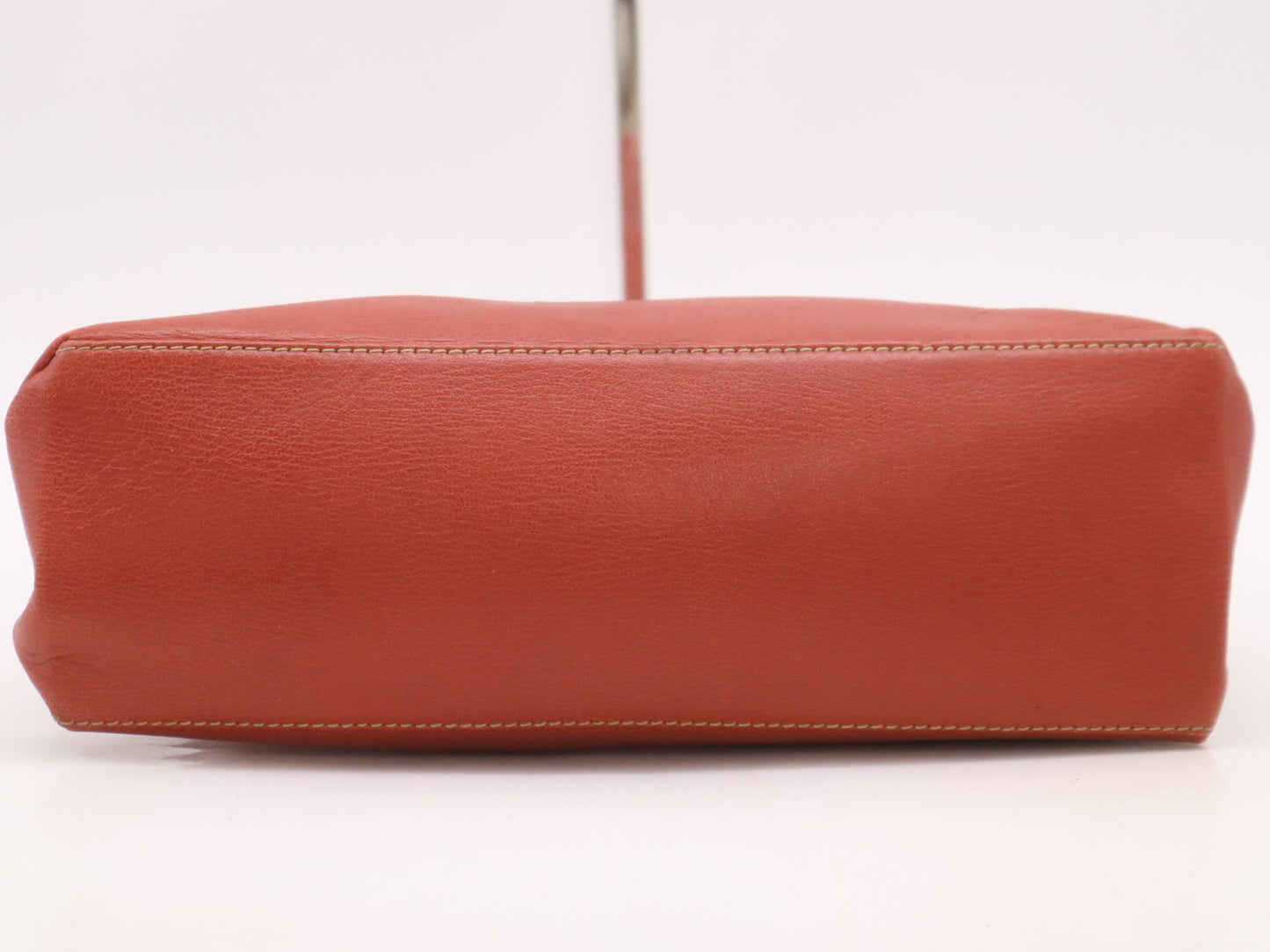LOEWE Leather Velazquez Handbag Red