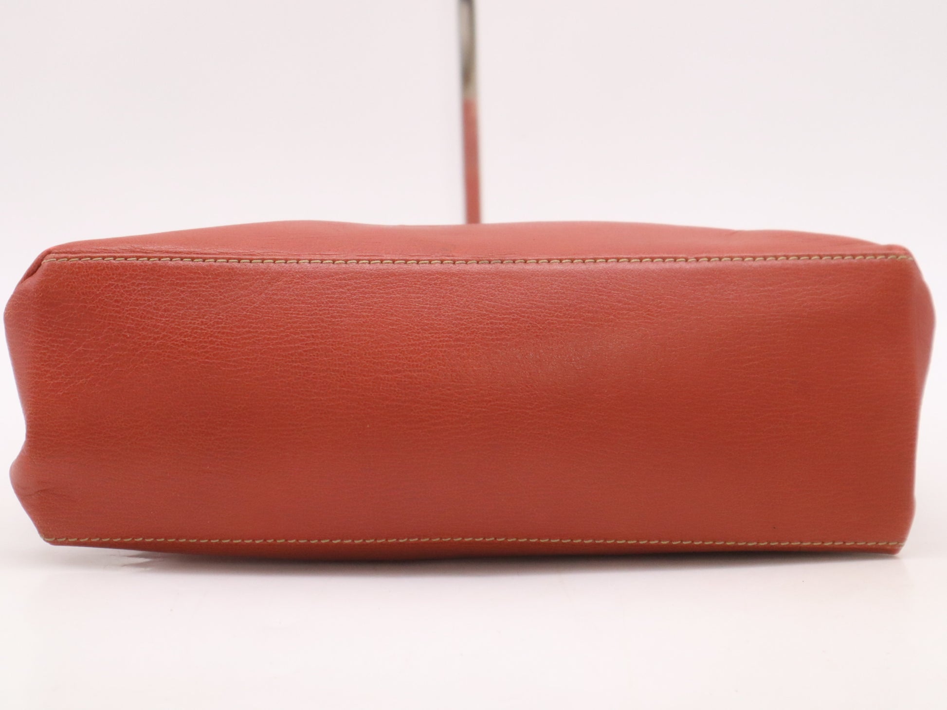 LOEWE Leather Velazquez Handbag Red