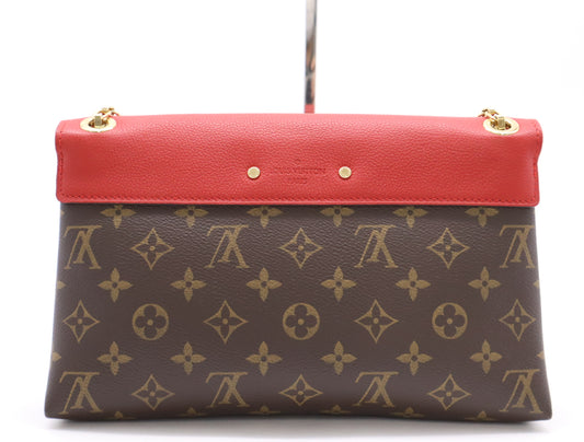 LOUIS VUITTON M41201 Pallas Chain Cerise Shoulder Bag