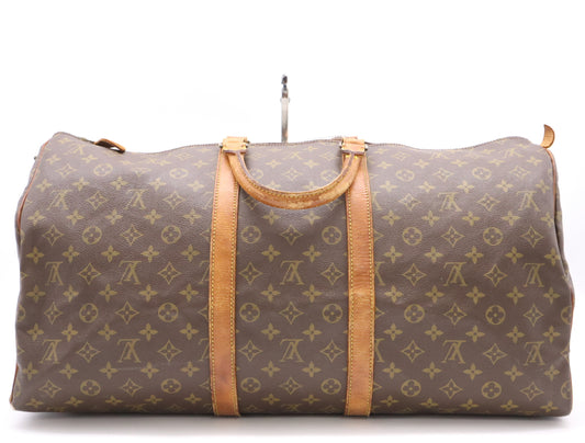 LOUIS VUITTON M41424 Monogram Keepall 55 Boston Bag