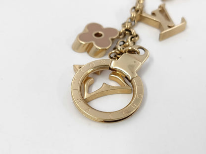 LOUIS VUITTON M65111 Bag Charm Metal Fleur de Monogram Key Case/Key Holder