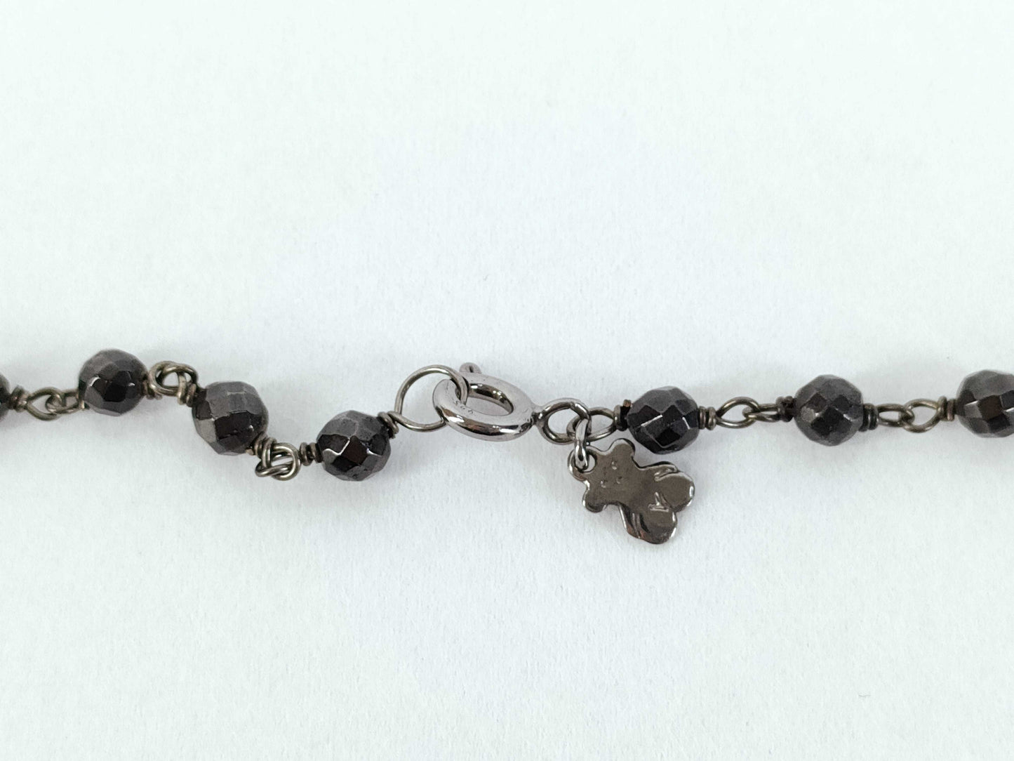 Tous SV925 Rhinestone Bear Necklace