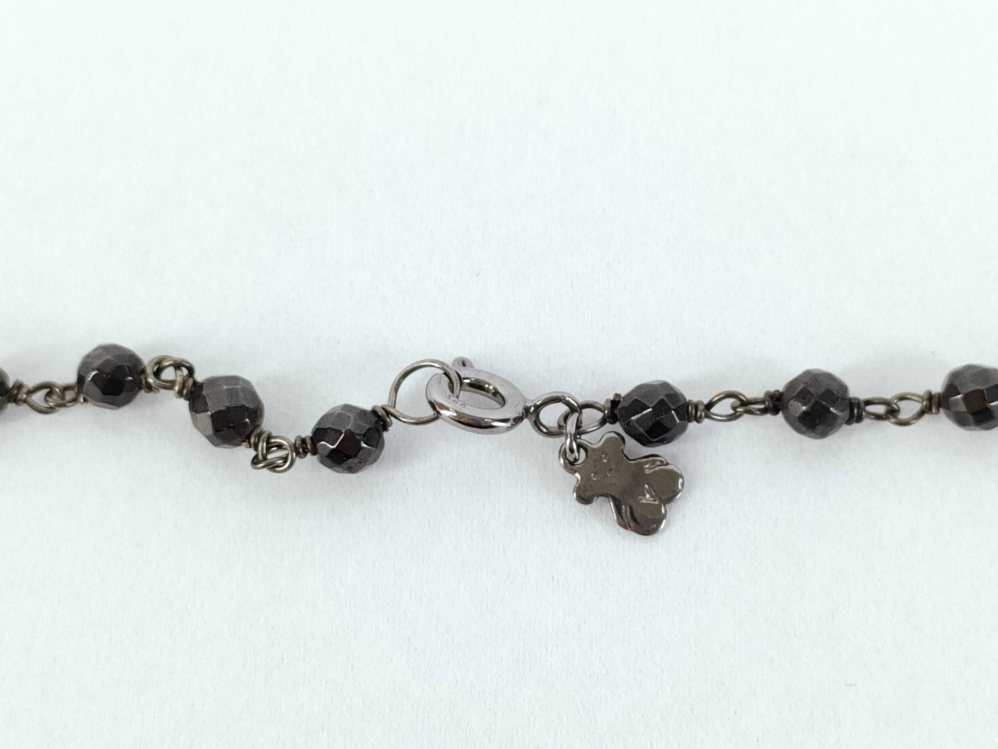 Tous SV925 Rhinestone Bear Necklace