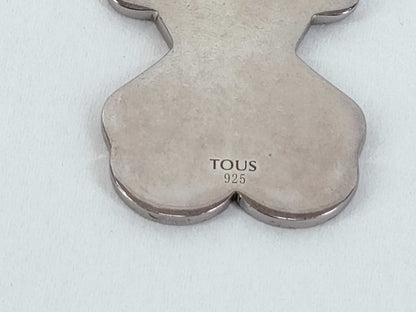 Tous SV925 Rhinestone Bear Necklace