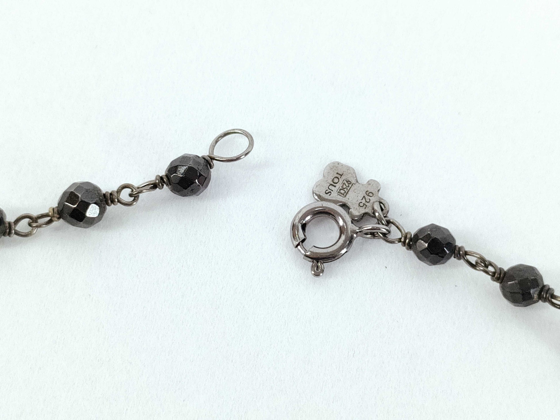 Tous SV925 Rhinestone Bear Necklace