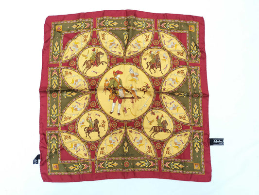 Salvatore Ferragamo Salvatore Ferragamo Ferragamo Silk Scarf Bordeaux Scarf