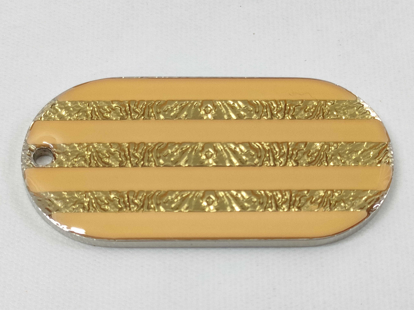 CHANEL Chanel Logo Plate Charm Charm