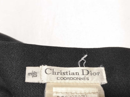 Christian Dior Wool Skirt Black Skirt
