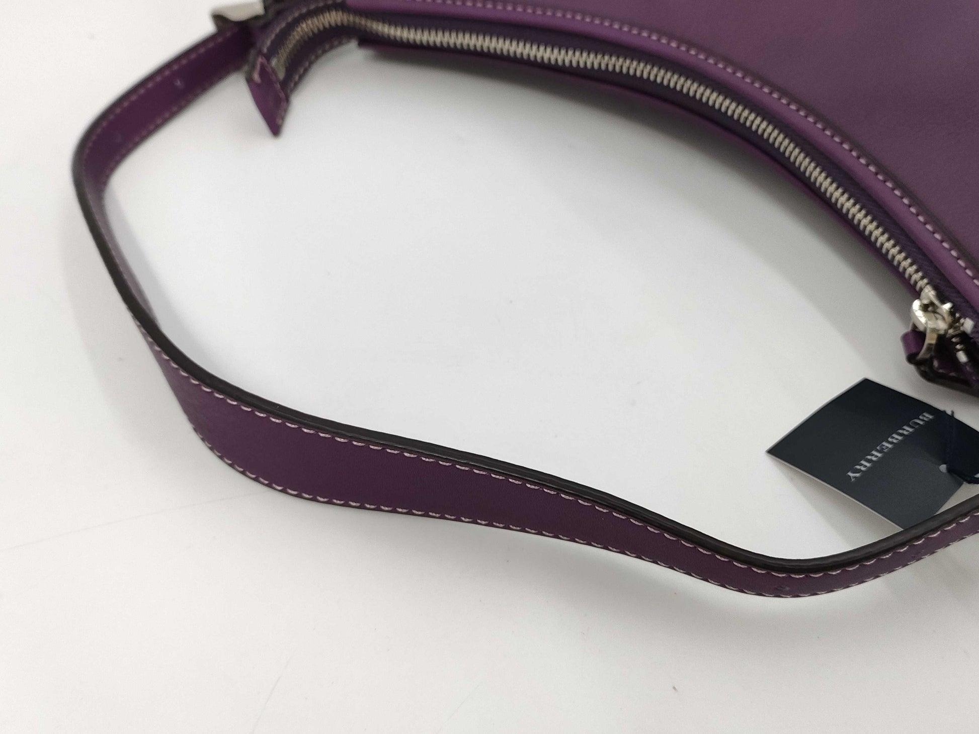 BURBERRY Mini Shoulder Purple Handbag