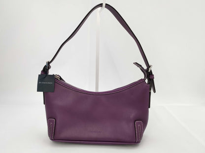 BURBERRY Mini Shoulder Purple Handbag