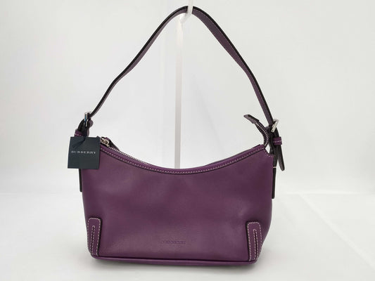 BURBERRY Mini Shoulder Purple Handbag