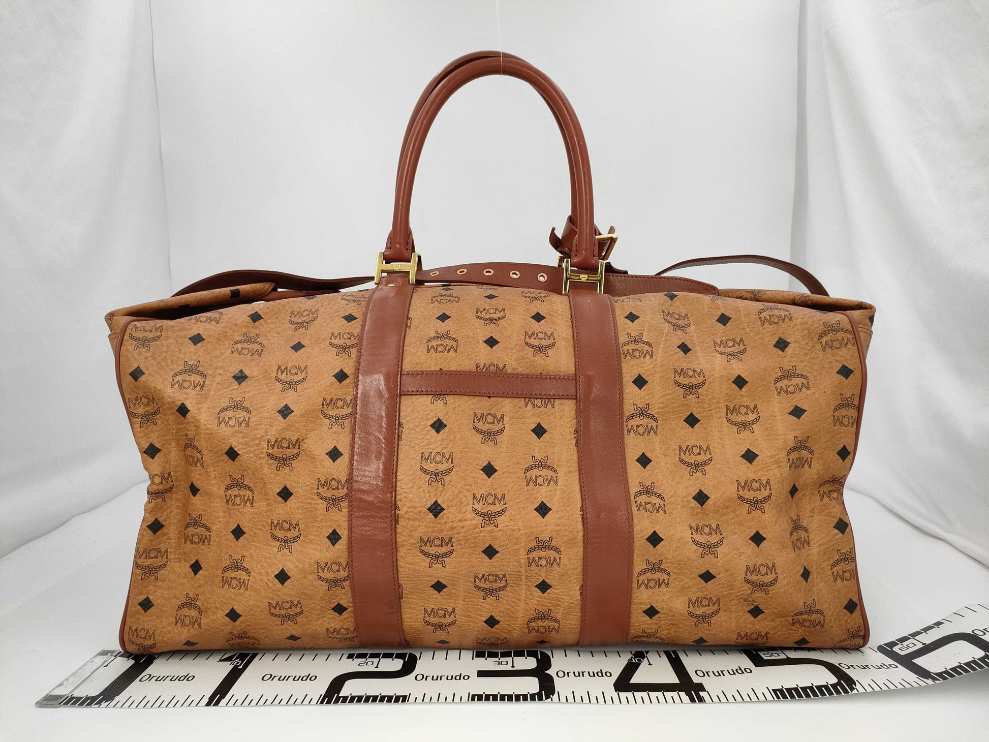MCM Visetos Boston Bag Boston Bag