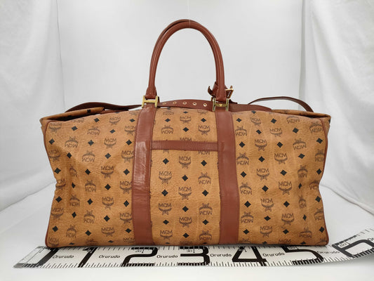 MCM Visetos Boston Bag Boston Bag