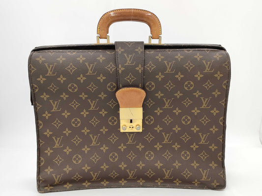 LOUIS VUITTON LOUIS VUITTON Monogram Servite Fermoir Handbag
