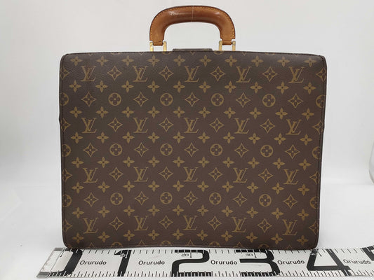 LOUIS VUITTON LOUIS VUITTON Monogram Servite Fermoir Handbag